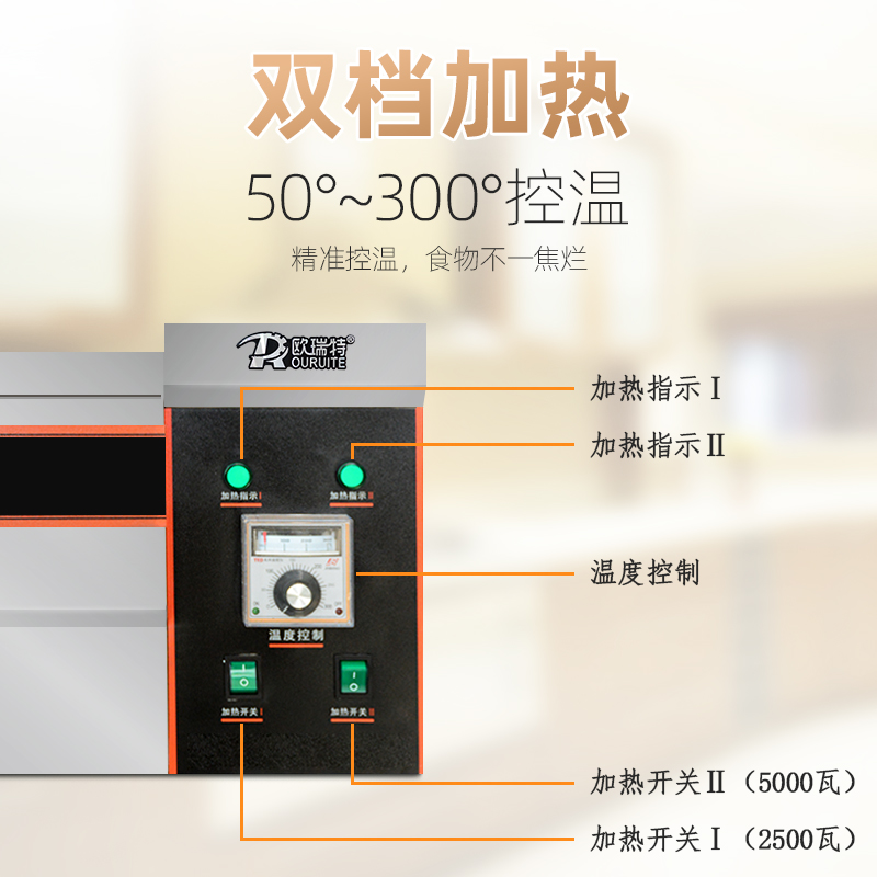 欧瑞特油炸锅商用大容量控温电炸炉炸土豆机炸串炸鸡炸麻花电炸锅-图1