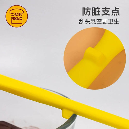 三能硅胶刮刀SN4755 SN4756 耐高温热硅胶刮刀搅面糊烘焙器具 - 图2