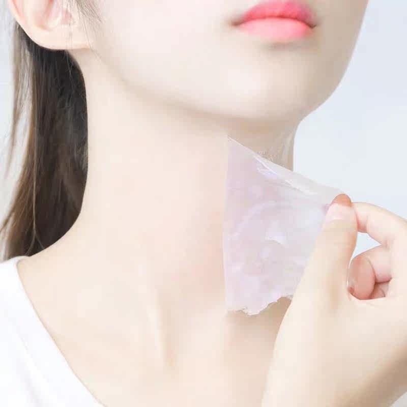 美保湿女美颈护理细纹山羊奶颈颈霜 美人雨颈膜