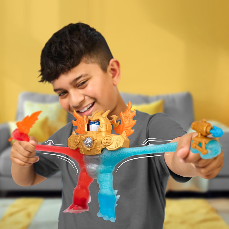 新品酷肌组goo jit zu声光三面兽变脸拉伸解压捏捏乐软胶创意玩具 - 图2