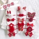 Мультяшный детский шерстяной войлок для раннего возраста, резинка для волос для принцессы, заколка для волос с бантиком, аксессуар для волос