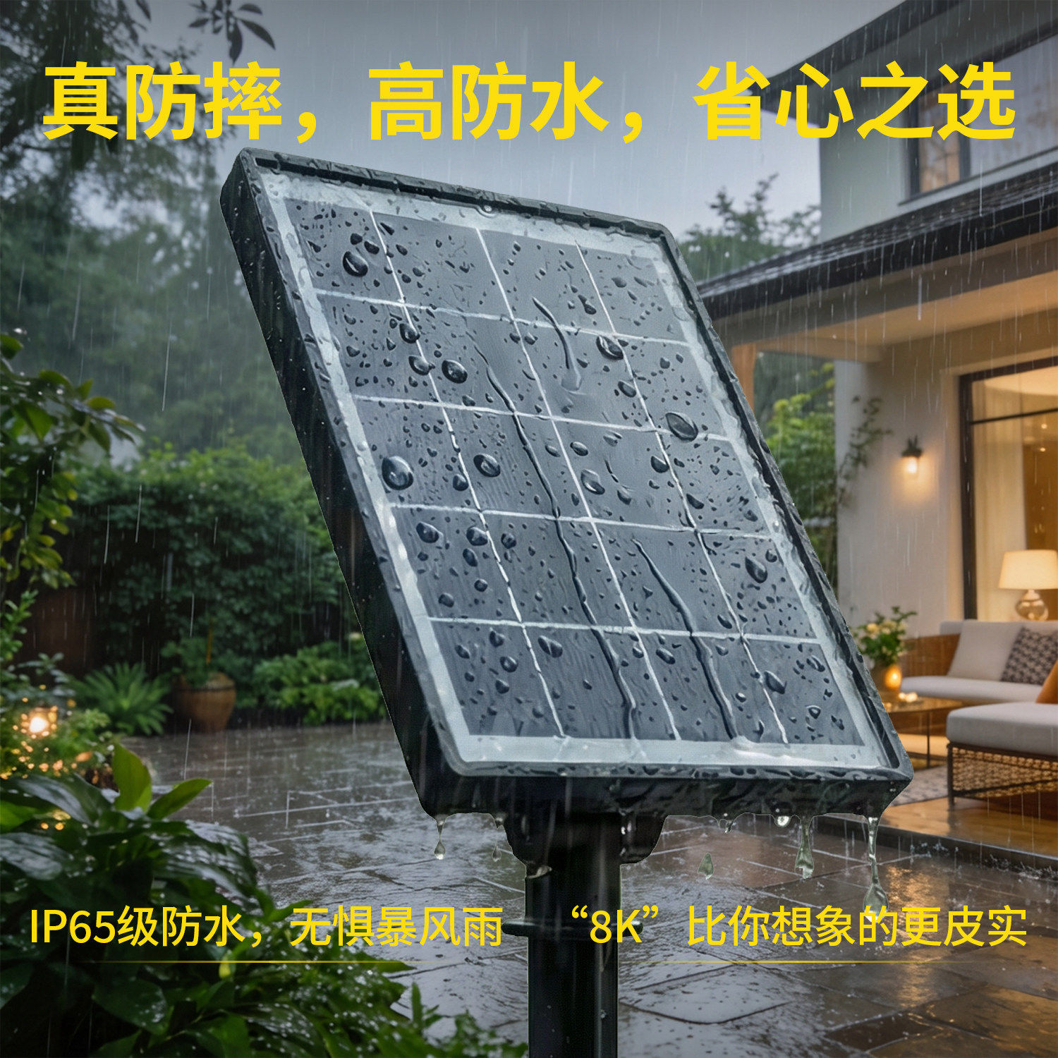 小彩灯闪灯串灯满天星户外太阳能防水庭院闪光灯七彩灯带氛围装饰