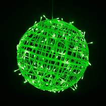 Green Led Festoon Lamp String Lamp Full of Star Outdoor Landscape Hanging Tree Spherical Light Vine lamp brightening decoration