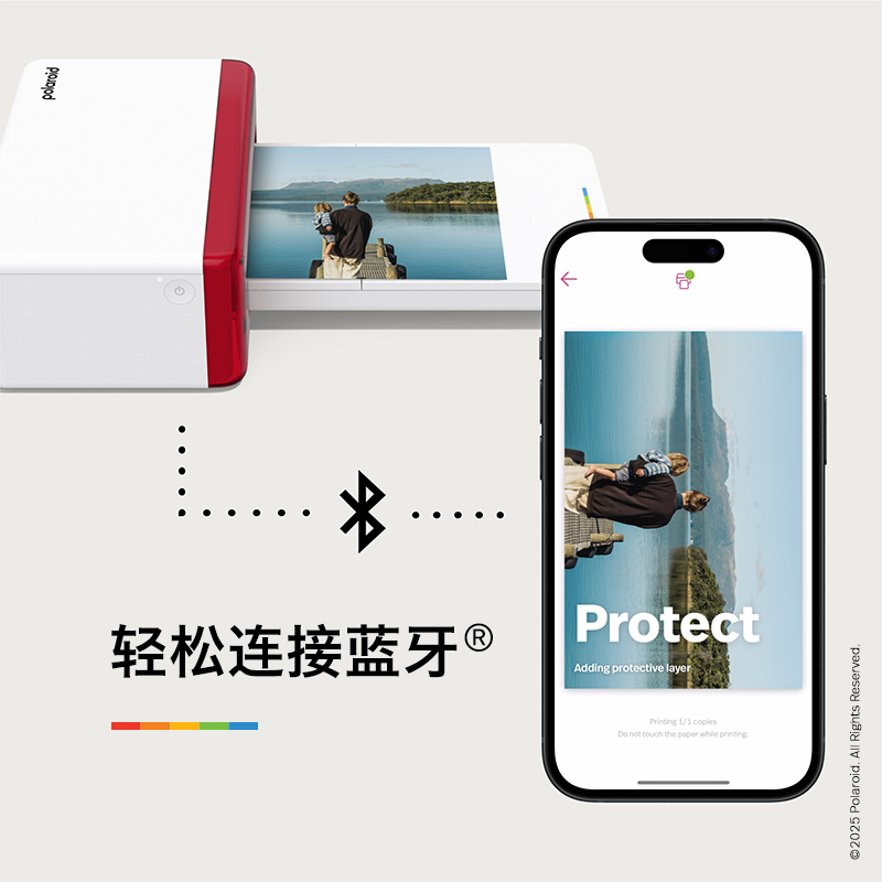 Polaroid宝丽来Hi·Print 4×6 专业家用照片打印机手机蓝牙连接热升华打印机明信片尺寸生日礼物伴手礼 - 图0