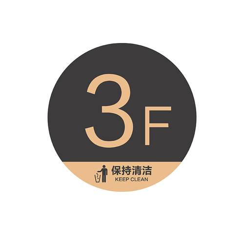 亚克力楼层牌楼层标识牌单元楼梯楼道栋索引牌电梯提示牌指示牌房间号码牌门牌定制出租屋酒店数字贴标示标牌 - 图3