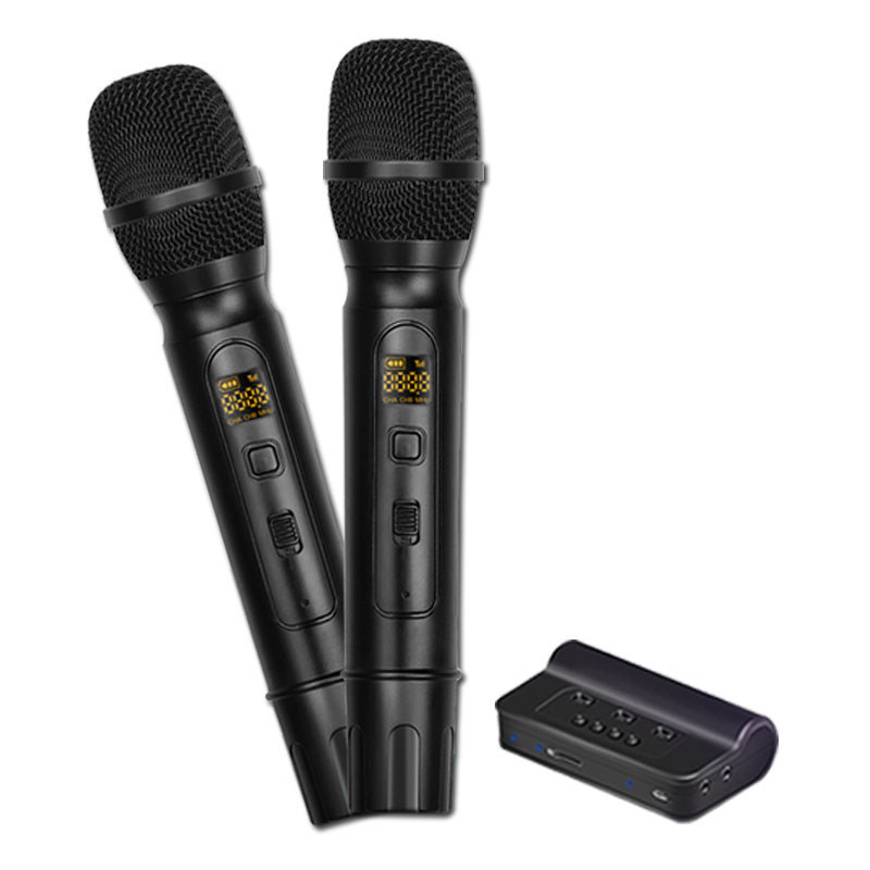 车载麦克风k歌汽车通用无线万能唱歌蓝牙娱乐专用车内ktv声卡