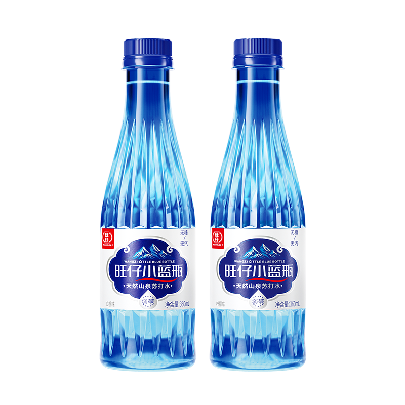 旺仔天然苏打水弱碱性360ml*12瓶