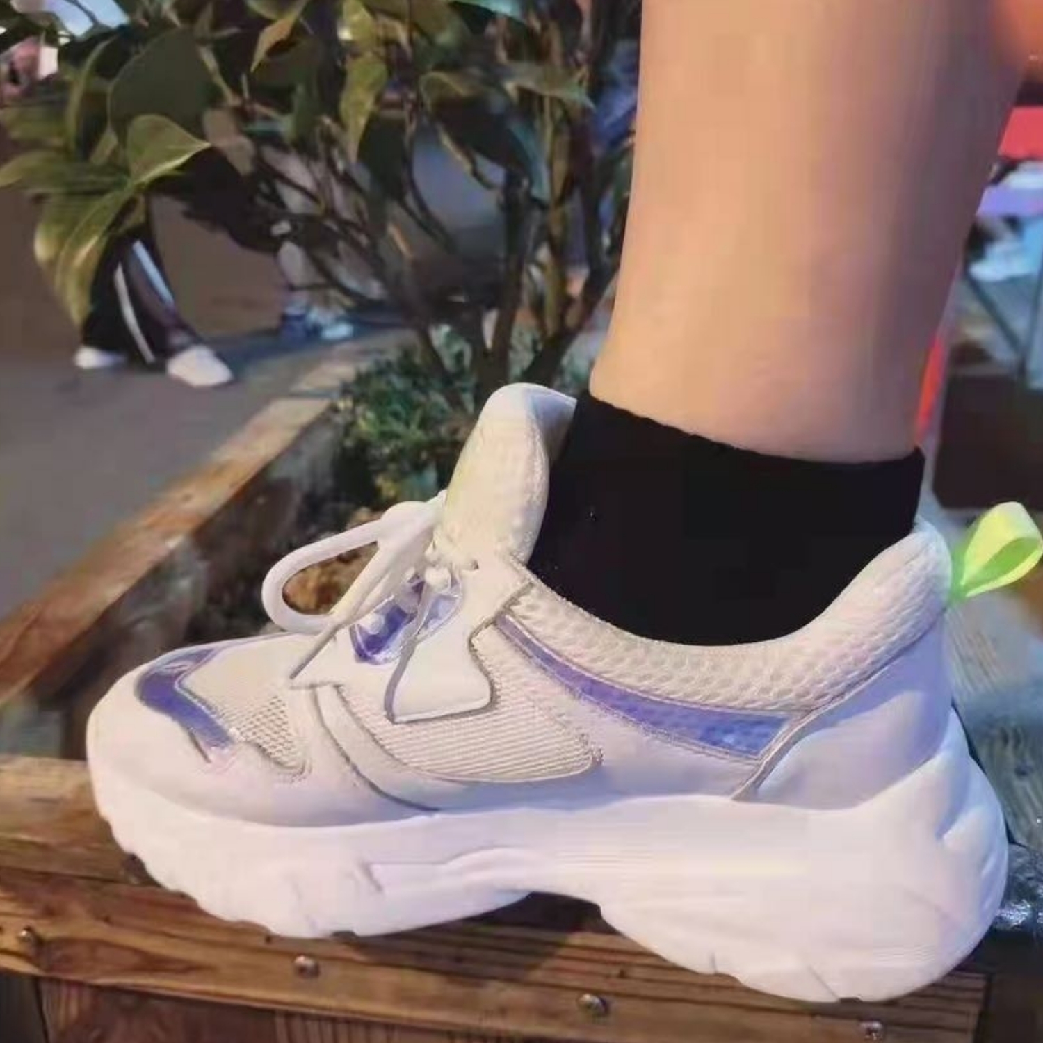 竹纤维一哥优购四季袜子防臭网眼透气男士女士运动款短袜子7双装 - 图0