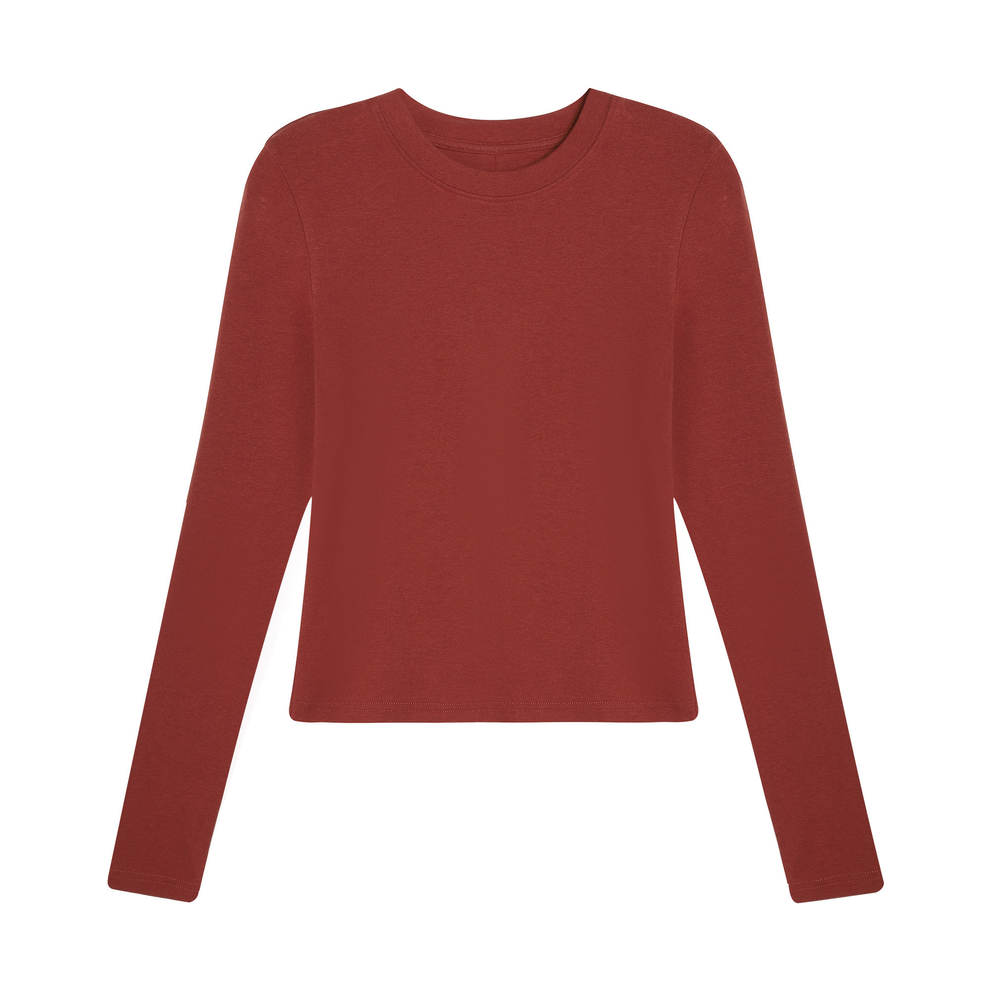 pusumede黑色圆领长袖针织衫女短款修身基础款百搭内搭打底衫上衣,淘宝优惠券,粉丝福利购,淘宝优惠卷