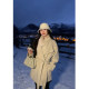 Pusumede Milan Nights, high-end waisted woolen coat, feminine wool double-sided woolen short coat