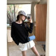 Pusumede summer silhouette casual shorts women's elastic waist hot pants loose slimming versatile A-line wide leg pants