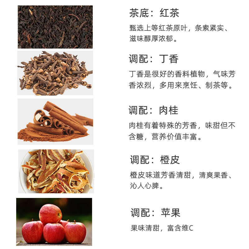 Harney Sons哈尼桑尔丝苹果肉桂红茶茶叶调味茶进口养胃果茶112g,淘宝优惠券,粉丝福利购,淘宝优惠卷
