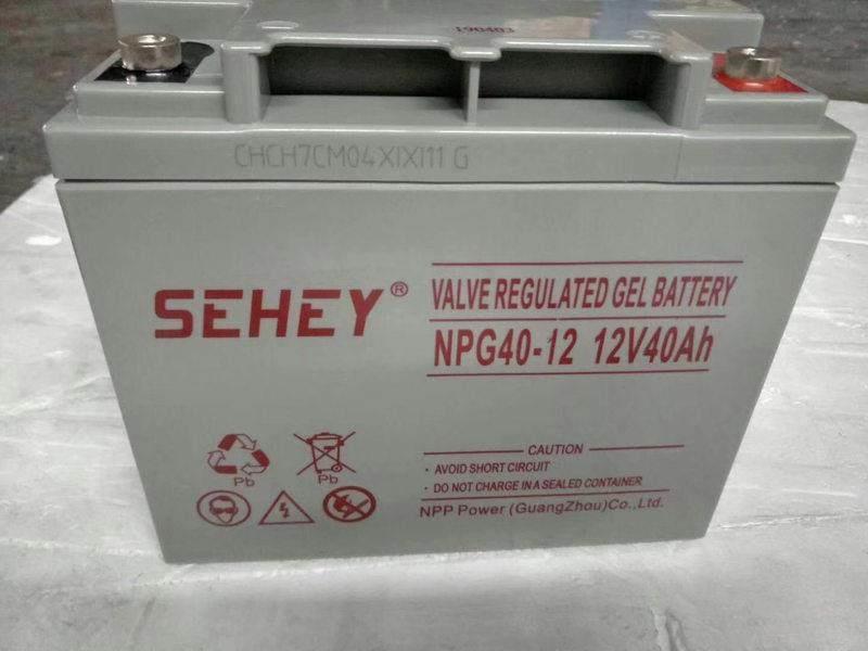 SEHEY蓄电池NPG50-12/12V50AH免维护电池UPS直流屏太阳能胶体-图0