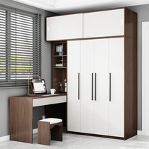 Nordic Small Household Type Home Bedroom Corner Desk Wardrobe Integrated children learn conjoined desk cabinets