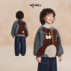 Woolly Monster woobaby ຂອງເດັກນ້ອຍ imitation lamb wool jackets ອົບອຸ່ນ baseball ເສື້ອກັນ ໜາວ ສໍາລັບເດັກຊາຍແລະເດັກຍິງ