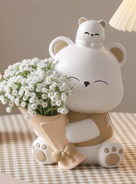 创意暴力熊客厅摆件家居玄关电视柜装饰品桌面高级感乔迁新居礼物