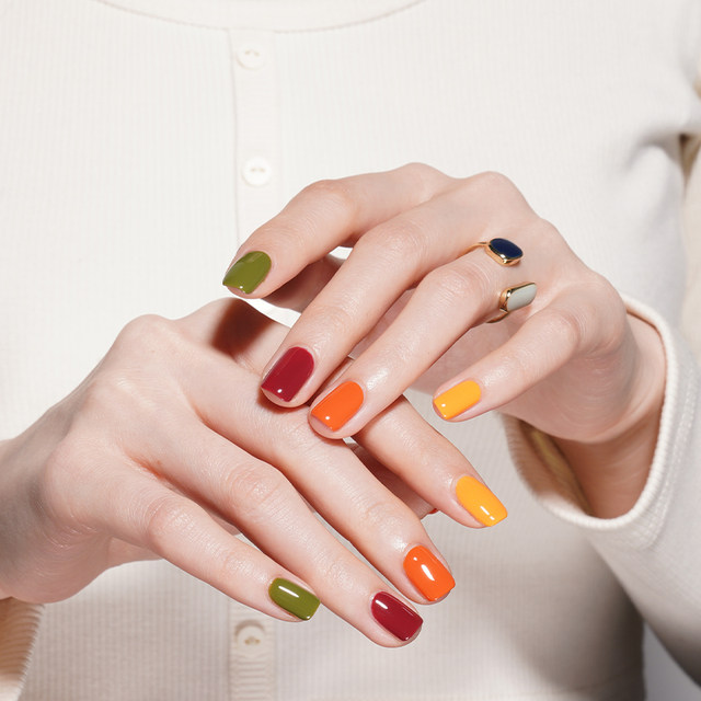 UNNA tropical rainforest color matching nail polish