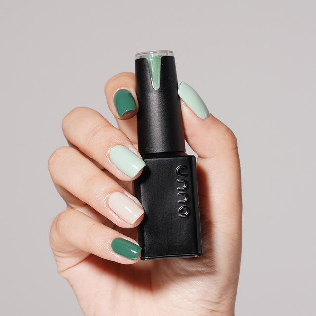 Unna (beauty) nail polish glue 2024 new high-end mint green cream green nail salon exclusive