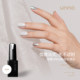 UNNA black and white series nail polish high-end whitening set