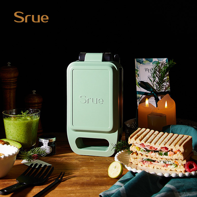srue日本进口加厚早餐机三明治机 Srue海外三明治机