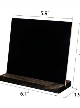 复古小黑板摆件 木质可爱工艺品 展示柜装饰留言简约摆件定制
