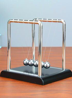 大号经典款 牛顿摆球撞球永动仪弹力碰碰球牛顿摆家居装饰摆件定