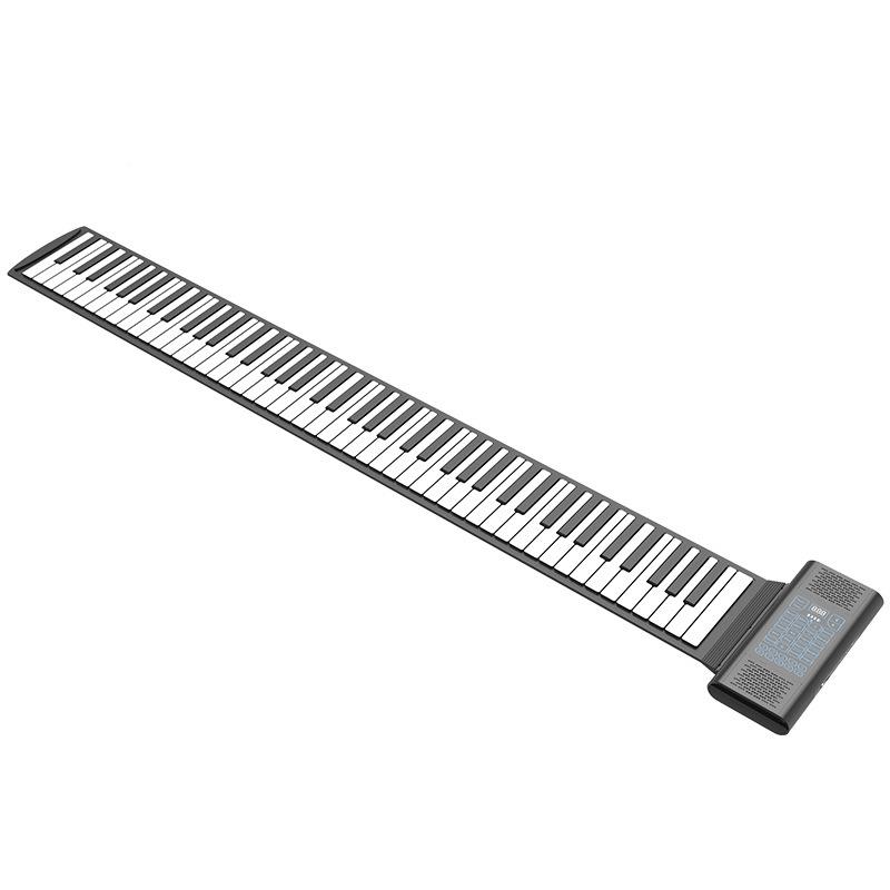 手卷钢琴88键移调便携家庭版钢琴电子琴带唛克风锂电池跨境供货 - 图0