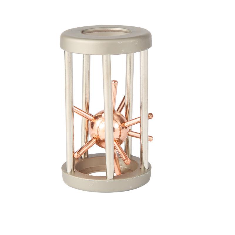 魔旭锌合金解环解锁扣笼中取刺 鸟笼解锁益智玩具刺笼机关定制