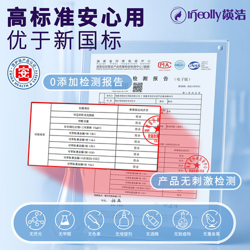 媖洁卫生巾亲肤棉柔迷你巾超薄轻薄透气瑛洁加长护翼女士姨妈巾 - 图3