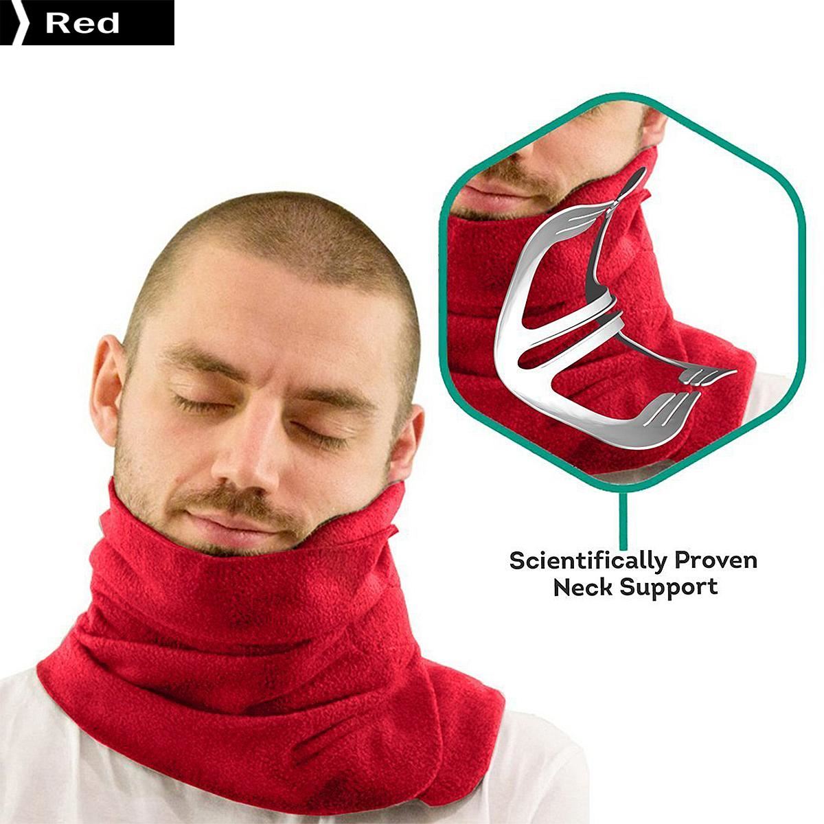 Portable Soft Neck Support Lightweight Travel Pillow-图0