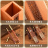 Solid wood multifunctional large capacity pen holder