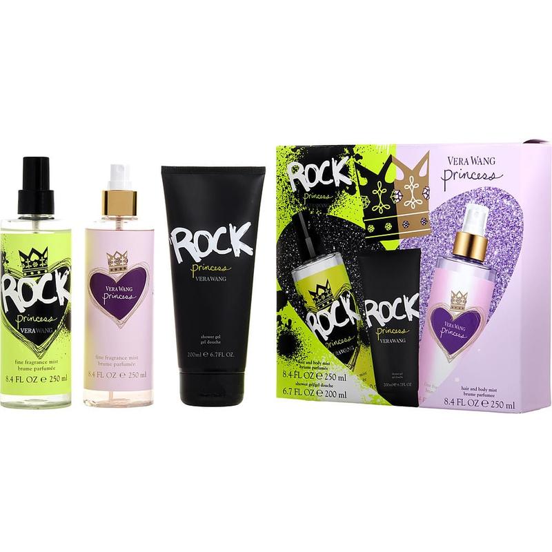 VERA WANG VARIETY; SET ROCK PRINCESS FRAGRANCE MIST 8.4 OZ - 图0