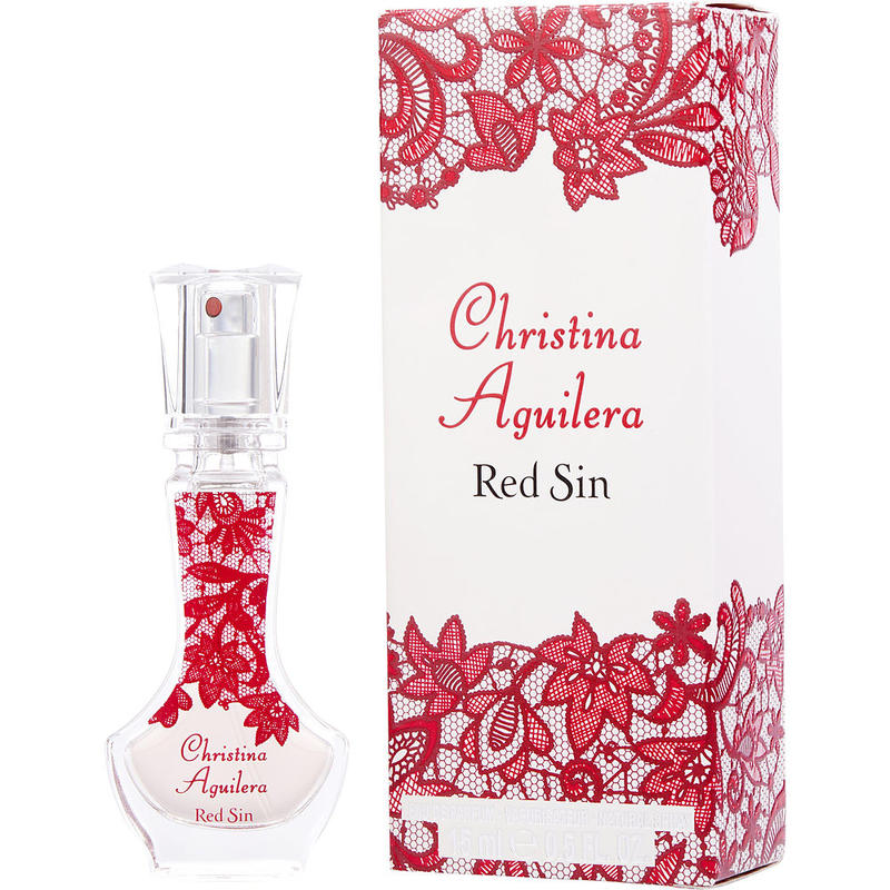 CHRISTINA AGUILERA RED SIN; EAU DE PARFUM SPRAY 0.5 OZ - 图0