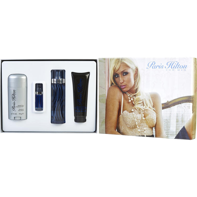 PARIS HILTON 帕丽斯希尔顿 同名男士香氛套装（EDP 100ml+身体 - 图0