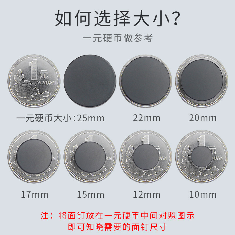 纽扣皮衣机车服装饰扣二合子母扣子皮裙金属裙铆钉朋克鞋帽扣撞钉,淘宝优惠券,粉丝福利购,淘宝优惠卷