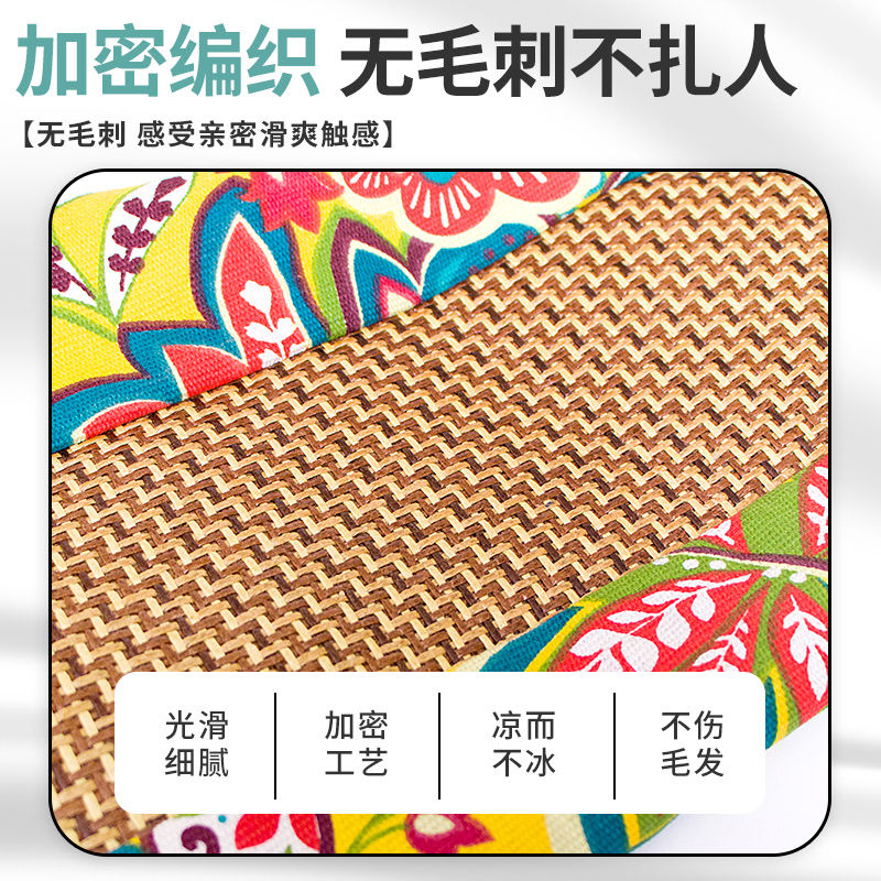 艾草枕虎头枕艾草睡眠护颈椎枕艾灸枕头老虎枕夏季枕头凉枕凉席枕 - 图3