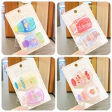 Аксессуары для волос ежедневные предметы первой необходимости Три -летняя магазин 14 цветные волосы украшения ежедневные поставки детские напитки папка девушка милая карта девочка фрукты морожено