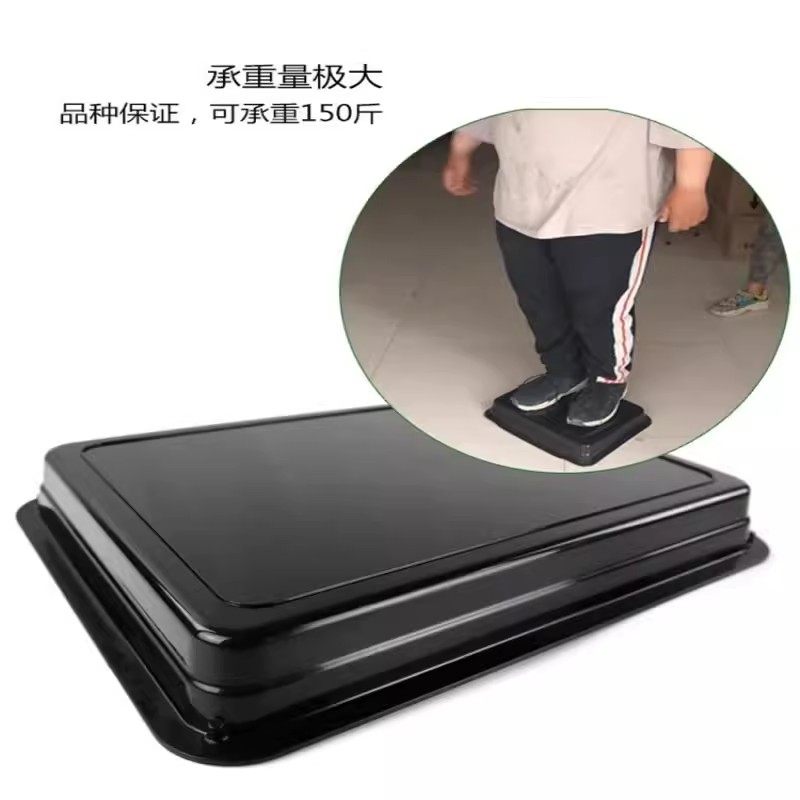 Supermarket cold fresh meat display tray black plastic freezer cold fresh meat tray thickened pork tray display tray