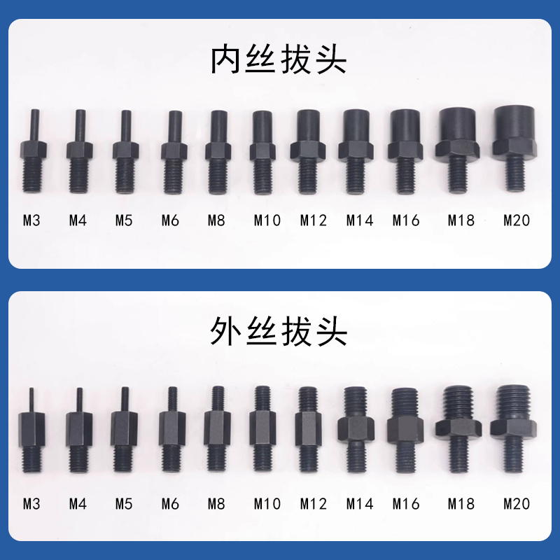 手动拔销器P400/P600机械拉拔锤M3-M20内外螺纹定位锥销拆卸工具 - 图2