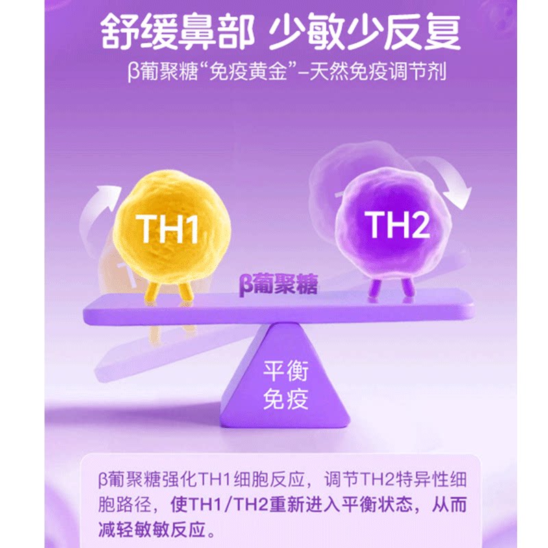 goodhealth免疫嚼嚼乐婴幼儿童酵母β葡聚糖抵抗力益生菌60粒*3瓶