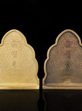 水陆供五姓财神佛像佛像黄铜六路红白黄绿黑水供杯家用八吉祥供碗