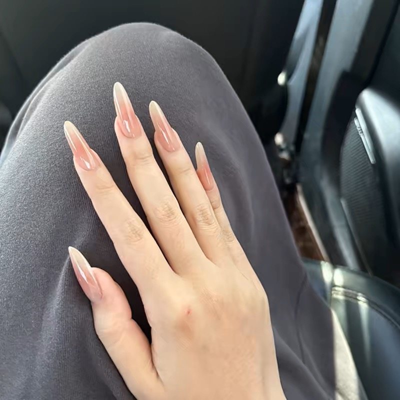 曼辞纯手工穿戴甲贴片腮红裸粉色美甲假指甲纯欲显白春夏假指甲贴,淘宝优惠券,粉丝福利购,淘宝优惠卷