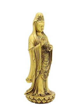 普陀山纯铜观音菩萨站像