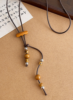 新中式民族风串珠项链女款小众