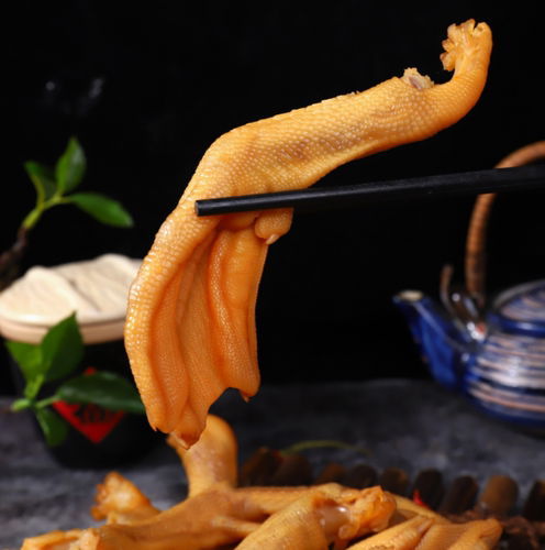 罐装泡鸭爪福建龙岩香辣泡鸭爪下洋美福建永定特产罐装追剧零食 - 图3