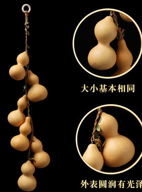 艺葫天然葫芦挂件真木葫芦串装饰