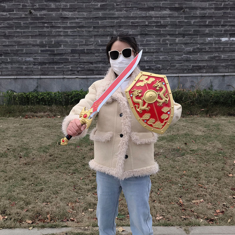 刀剑儿童玩具男孩软胶塑料大号宝剑盾牌冷兵器模型儿童玩具刀武器,淘宝优惠券,粉丝福利购,淘宝优惠卷