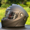 Electric vehicle winter warm full-face helmet