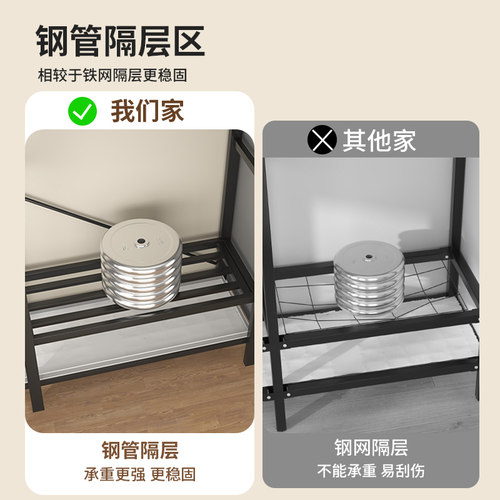 一体免安装简易衣柜家用卧室出租房用组装加粗加厚全钢架结实耐用 - 图3