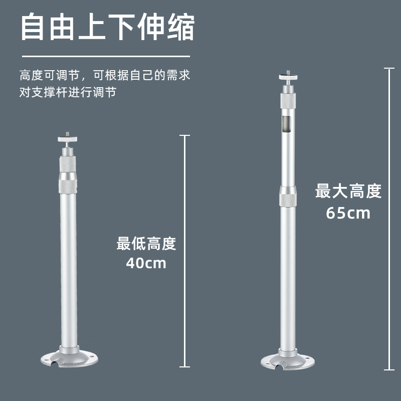 长颈侠投影仪吊顶支架墙壁吸顶家用極米H3H2Z6XZ4VZ8X堅果G7SC6小米通用伸缩悬挂固定升降托架办公投影机吊架 - 图1